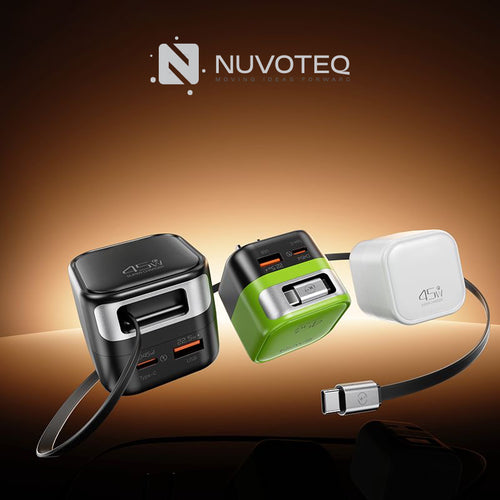 45W Fast Charger - Auto Retract 70cm